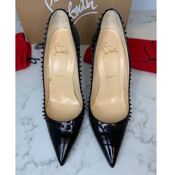 Christian Louboutin Black Anjalina Pumps